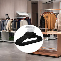 10pcs Non Slip Gray Suit Hanger Space Saving Clothes Hanger