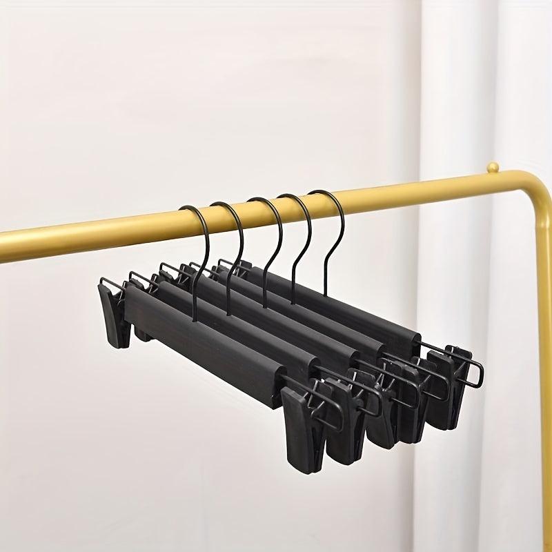 5pcs Non-slip Pants Clip Household Plastic Frosted Pants Rack Hanging Clip
