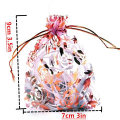 50pcs Drawstring Gift Bags for Wedding Party Favors Xmas Halloween Decor