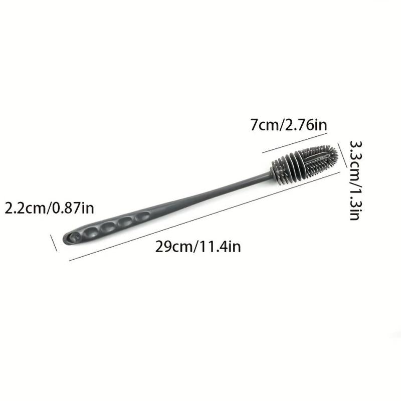 Long Handle Silicone Bottle Brush for Easy Cup and Bottle Cleaning