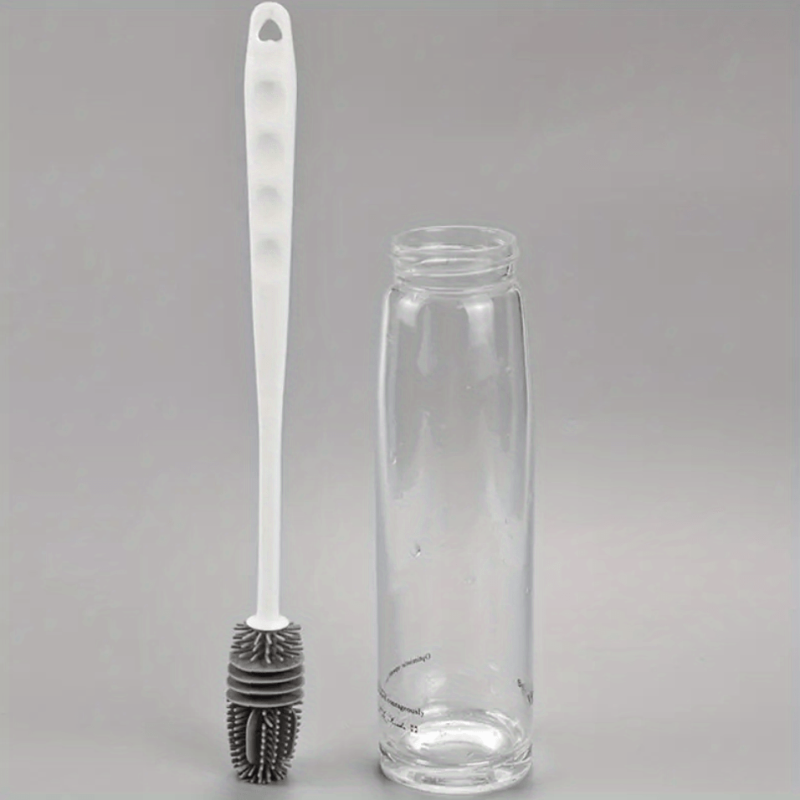 Long Handle Silicone Bottle Brush for Easy Cup and Bottle Cleaning