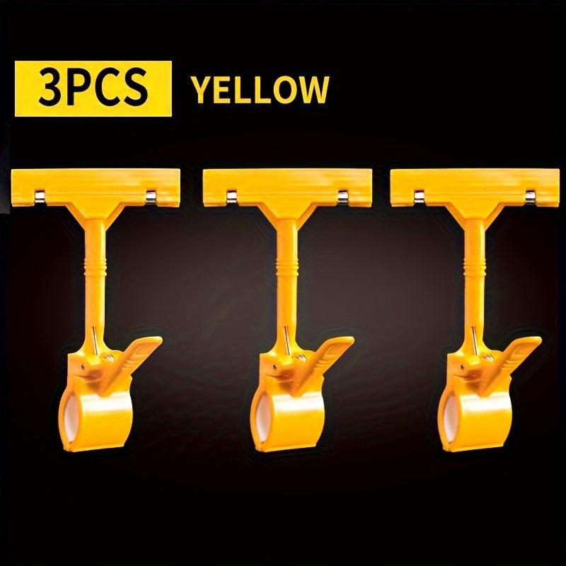 3pcs Advertising Clips Label Fixed Clips Shelf Clips Plate Clips