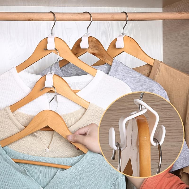 40pcs Heavy Duty Cascading Hanger Extender Hooks 4 Colors