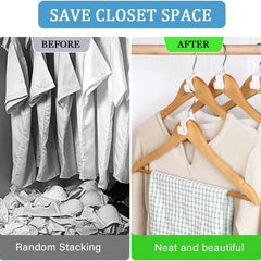 40pcs Heavy Duty Cascading Hanger Extender Hooks 4 Colors