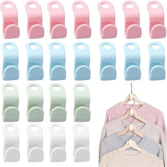40pcs Heavy Duty Cascading Hanger Extender Hooks 4 Colors