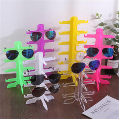6 Layers Sunglasses Display Stand Holder Plastic Glasses Display Stand