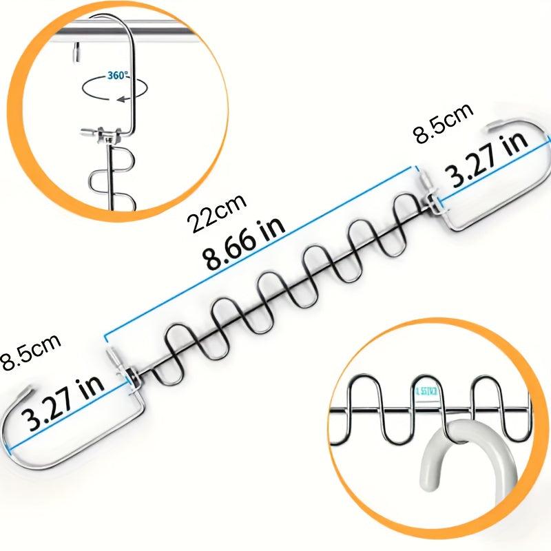 12 Slot Stainless Steel Space Saver Hangers