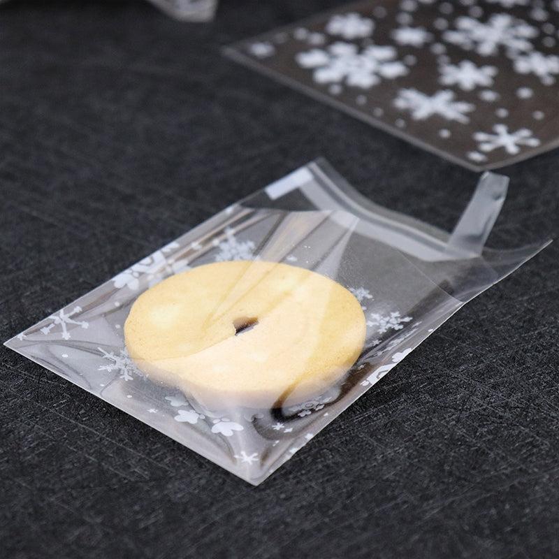 100pcs Snowflake Candy Gift Bag Goodie Bag