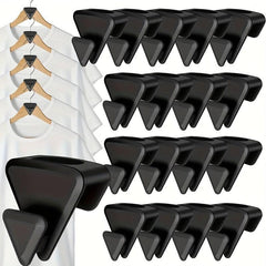 18pcs Ruby Space Triangles Ultra Hanger Hooks for Closet Space - Triple Pack