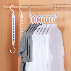 Nine Holes Magic Hanger Household Storage Tool - Clothing Stores