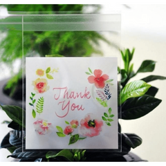 100pcs Translucent Self Adhesive Baking Packaging Bag for Candy and Jewelry