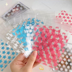 50pcs Star Self adhesive Bag For Card Out Packaging Essential Packaging Bag