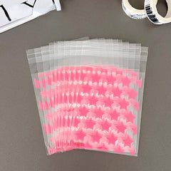 50pcs Star Self adhesive Bag For Card Out Packaging Essential Packaging Bag