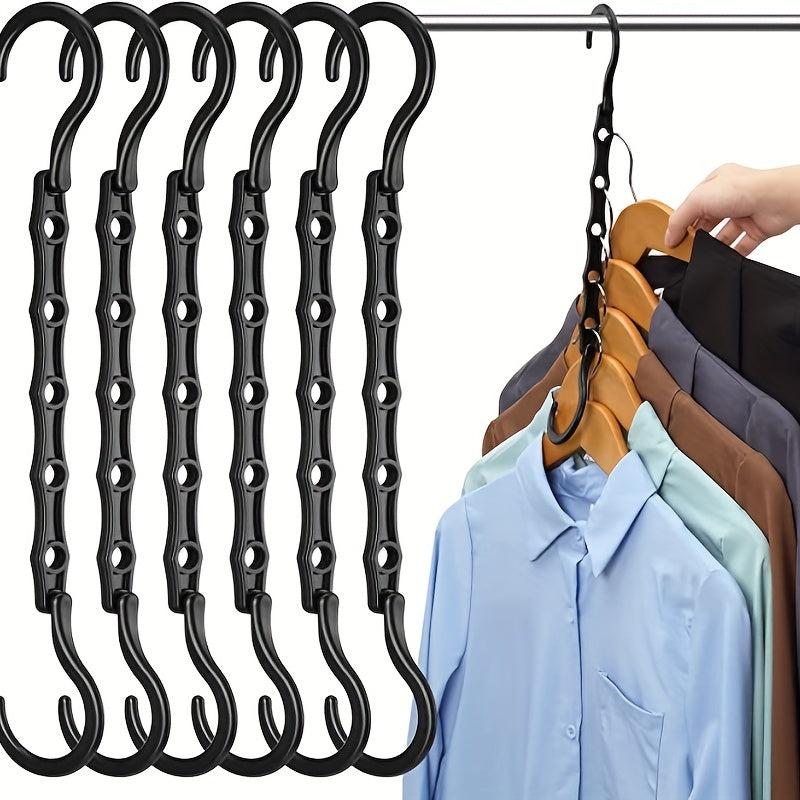 6 Pack Magic Hangers Space Saving Closet Organizer