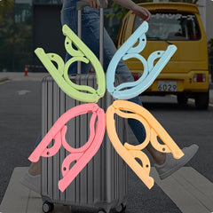 Foldable Travel Hangers Non Slip Lightweight Portable Folding Hanger