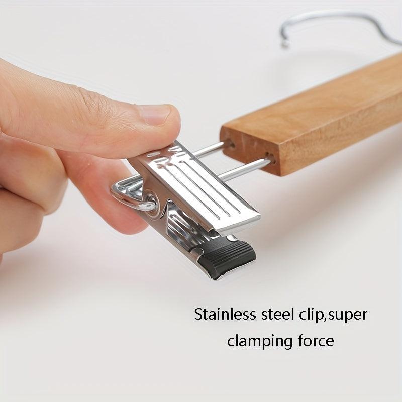 High Solid Wood Trouser Rack Adult Trouser Clip