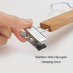 High Solid Wood Trouser Rack Adult Trouser Clip