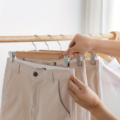 High Solid Wood Trouser Rack Adult Trouser Clip