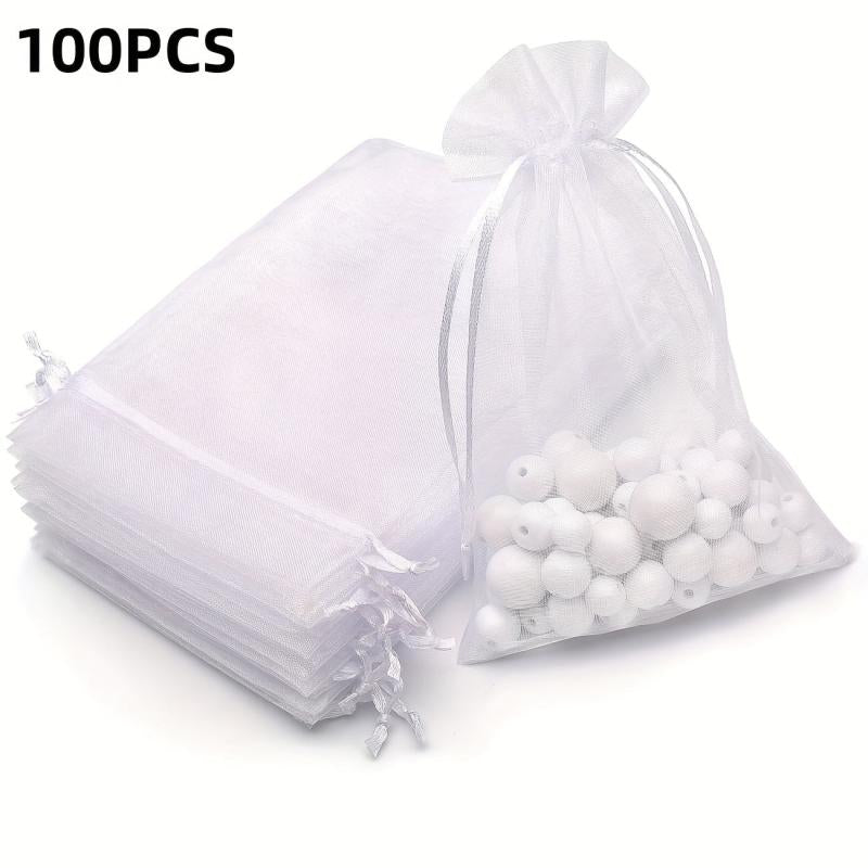50 100pcs 4x6inch Organza Jewelry Favor Pouches Gift Bags