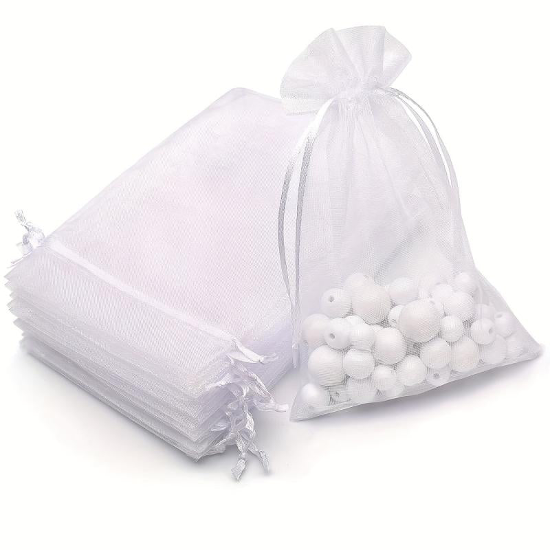 50 100pcs 4x6inch Organza Jewelry Favor Pouches Gift Bags