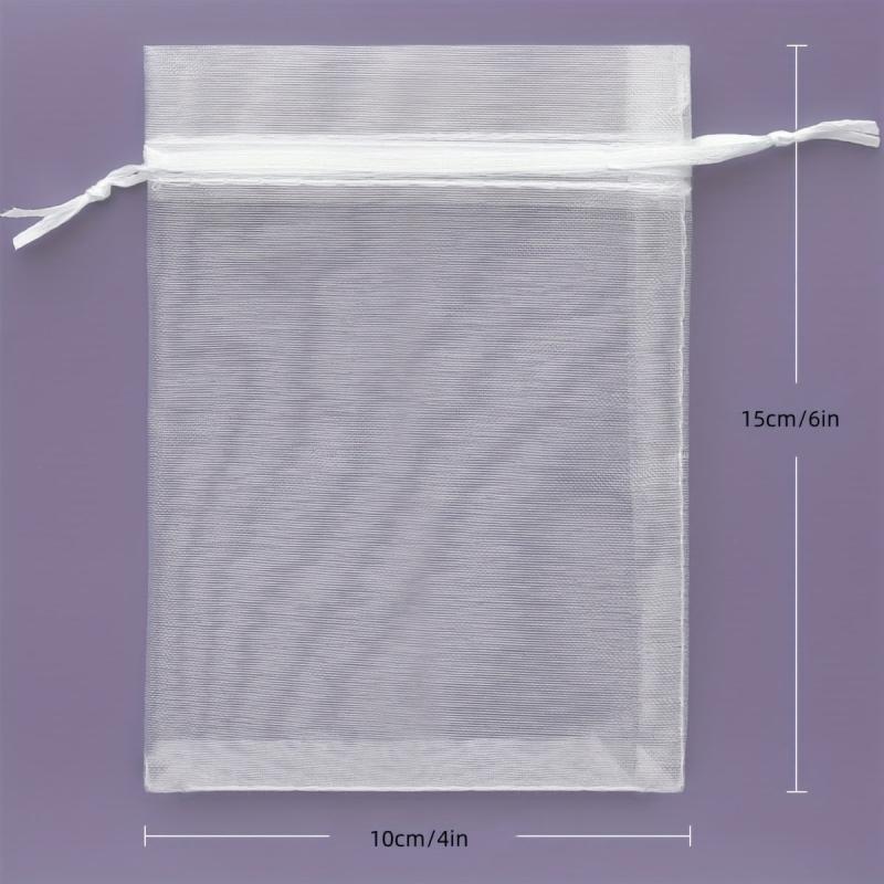 50 100pcs 4x6inch Organza Jewelry Favor Pouches Gift Bags