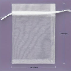 50 100pcs 4x6inch Organza Jewelry Favor Pouches Gift Bags