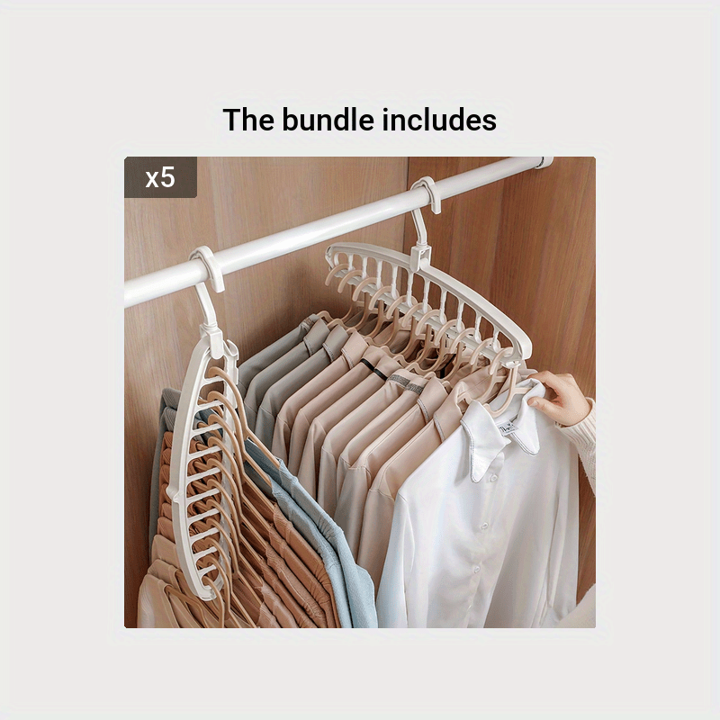 Functional Hole Travel Hanger Drying Rack
