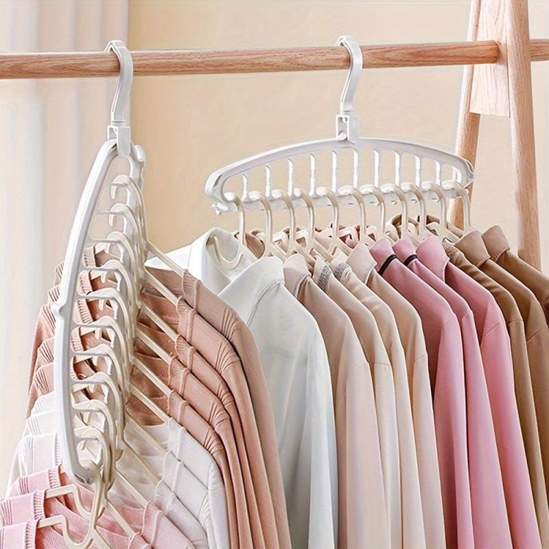 Functional Hole Travel Hanger Drying Rack