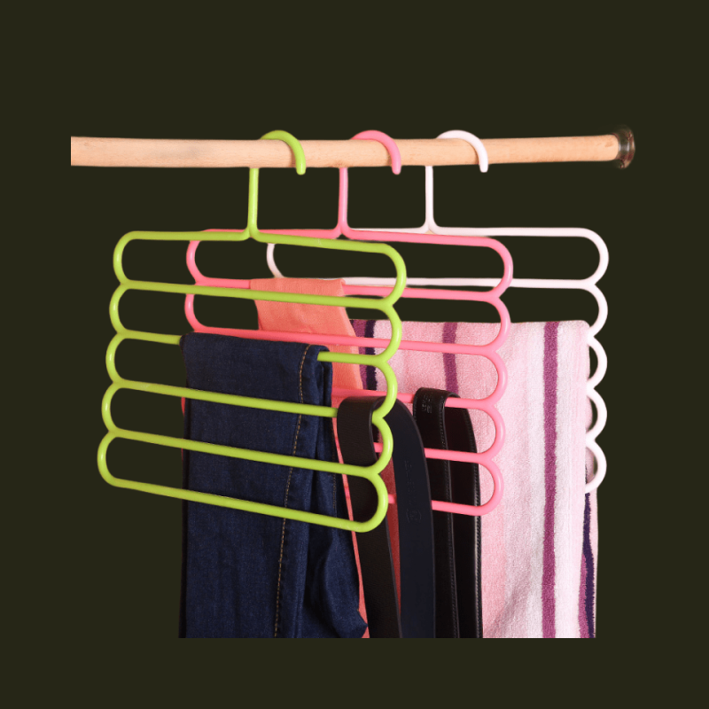 5-Layer Scarf Hanger Trouser Rack