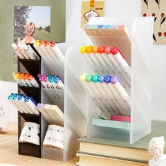 Desktop Storage Box Pen Holder Makeup Brush Data Cable Lipstick