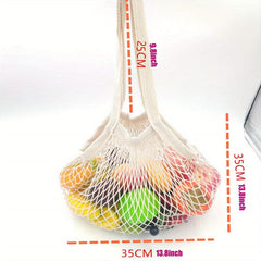 Portable Mesh Bag Supermarket Shopping Vegetable And Fruit Hollow Mesh Bag