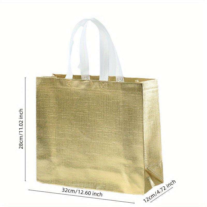 4pcs Laser Non-woven Colorful Laminated Gift Bags for Parties