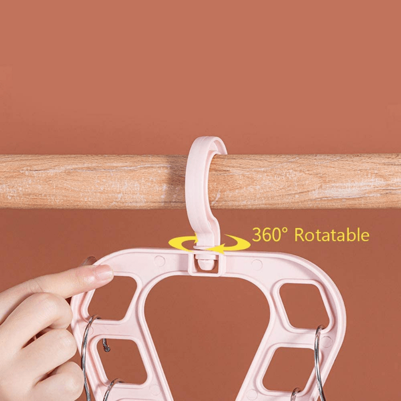 3pcs 9 Hole Space saving Magic Clothes Hanger Closet Organizer