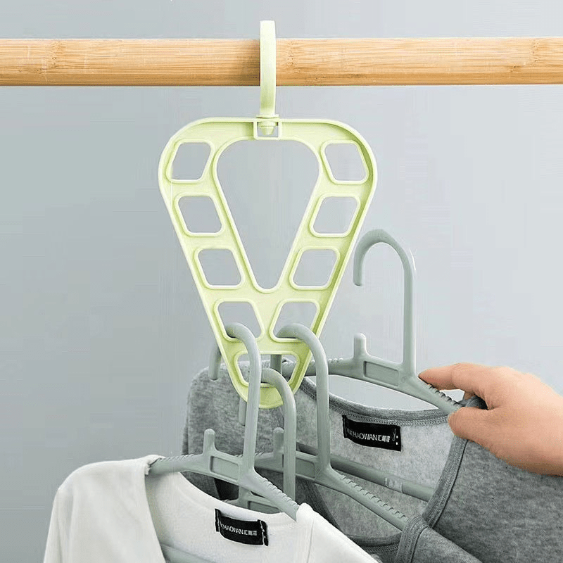 3pcs 9 Hole Space saving Magic Clothes Hanger Closet Organizer
