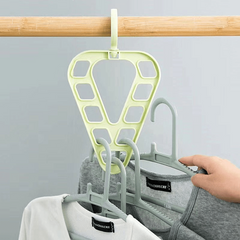 3pcs 9 Hole Space saving Magic Clothes Hanger Closet Organizer