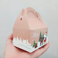24pcs Christmas Candy Box Creative Packaging Snack Box Small Business Supplies