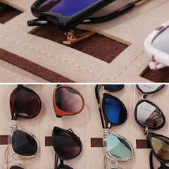 Foldable Sunglasses Storage Bag Wall Mounted Storage Box