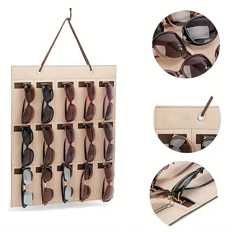 Foldable Sunglasses Storage Bag Wall Mounted Storage Box