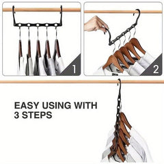 10pcs Space Saving Magic Hangers Clothes Organizer For Small Closet