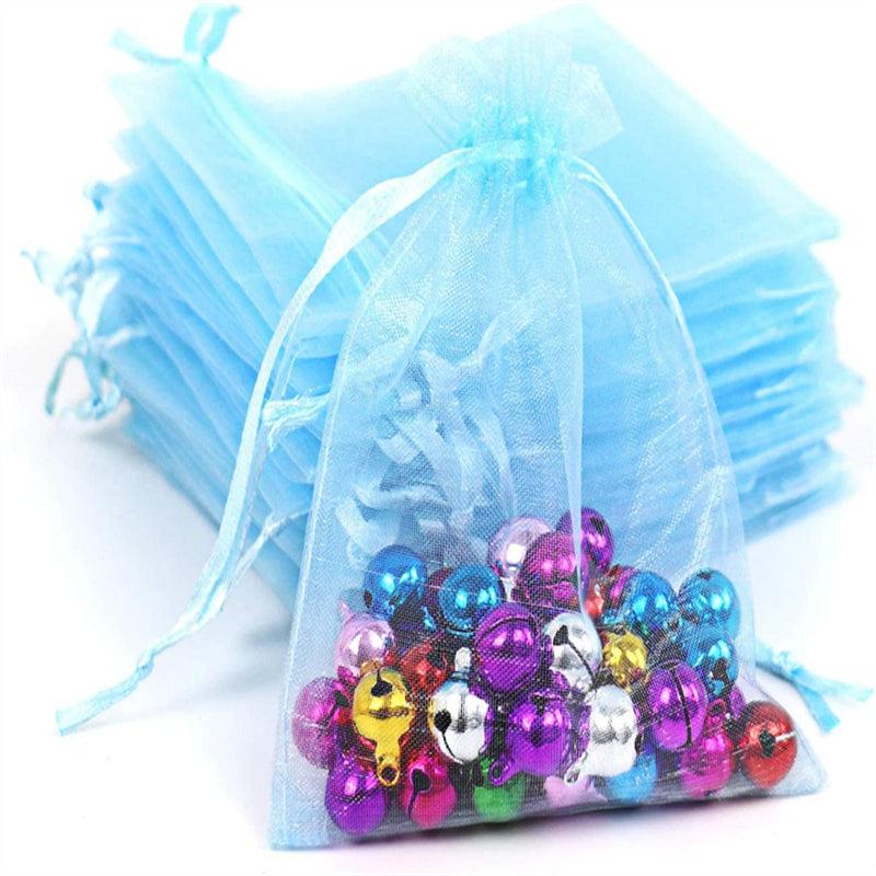 40pcs Red Organza Bags Drawstring Christmas Wedding Party Favor Graduation