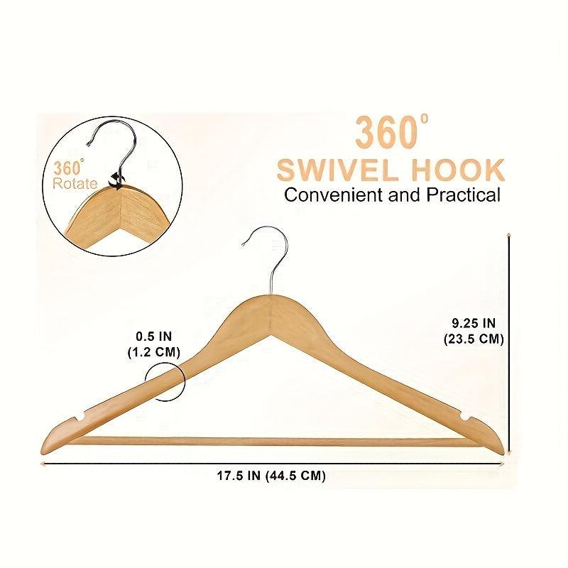 360 Rotation Wooden Hanger