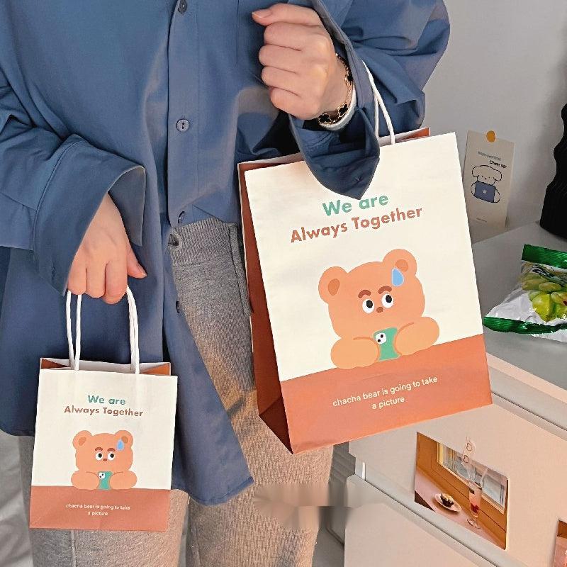 6pcs Cartoon Girl Tote Bags for Birthdays, Couples, Students