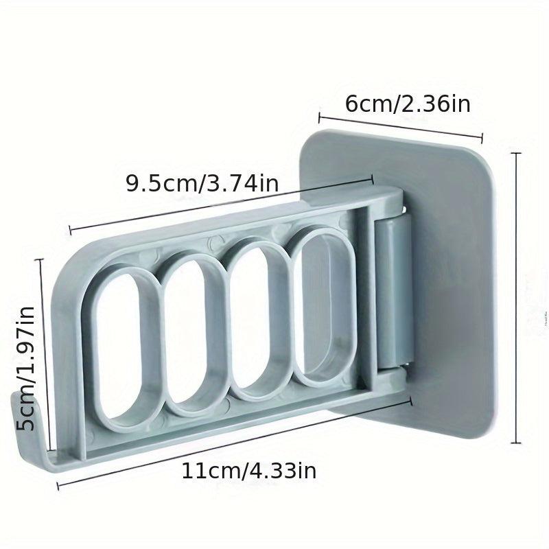 2pcs Foldable 4 hole Hanging Clothes Hangers - Space Saving Storage Organ