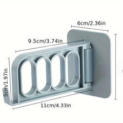 2pcs Foldable 4 hole Hanging Clothes Hangers - Space Saving Storage Organ