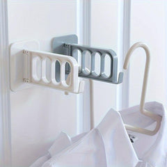 2pcs Foldable 4 hole Hanging Clothes Hangers - Space Saving Storage Organ