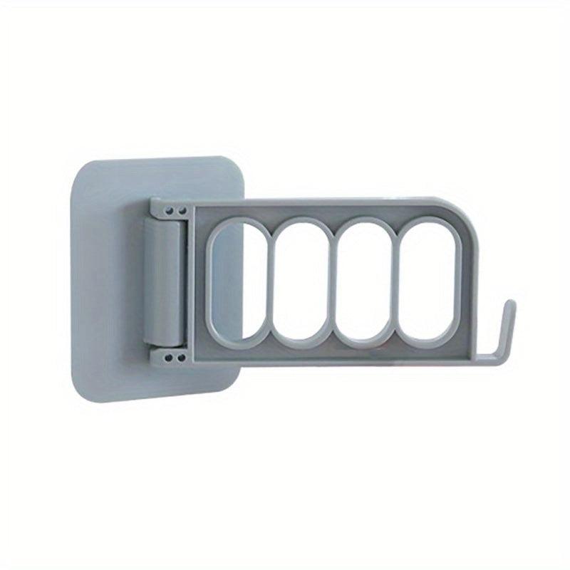 2pcs Foldable 4 hole Hanging Clothes Hangers - Space Saving Storage Organ
