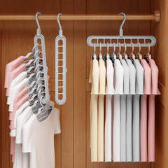 9 Hole 360 Rotating Magic Hangers for Closet Space Maximize
