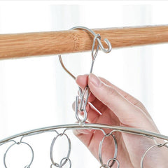 Stainless Steel Sock Rack Clothes Drying Rack Underwear Pants Skirt Clip