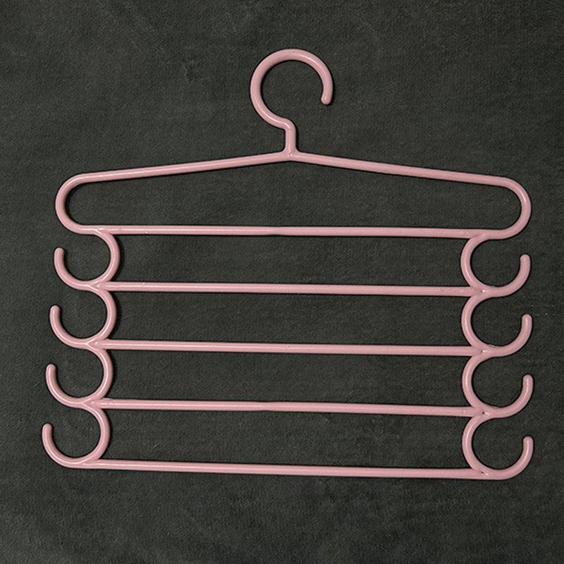5pcs Multifunctional Hanger Pants Rack Tie Storage for Clothing Store