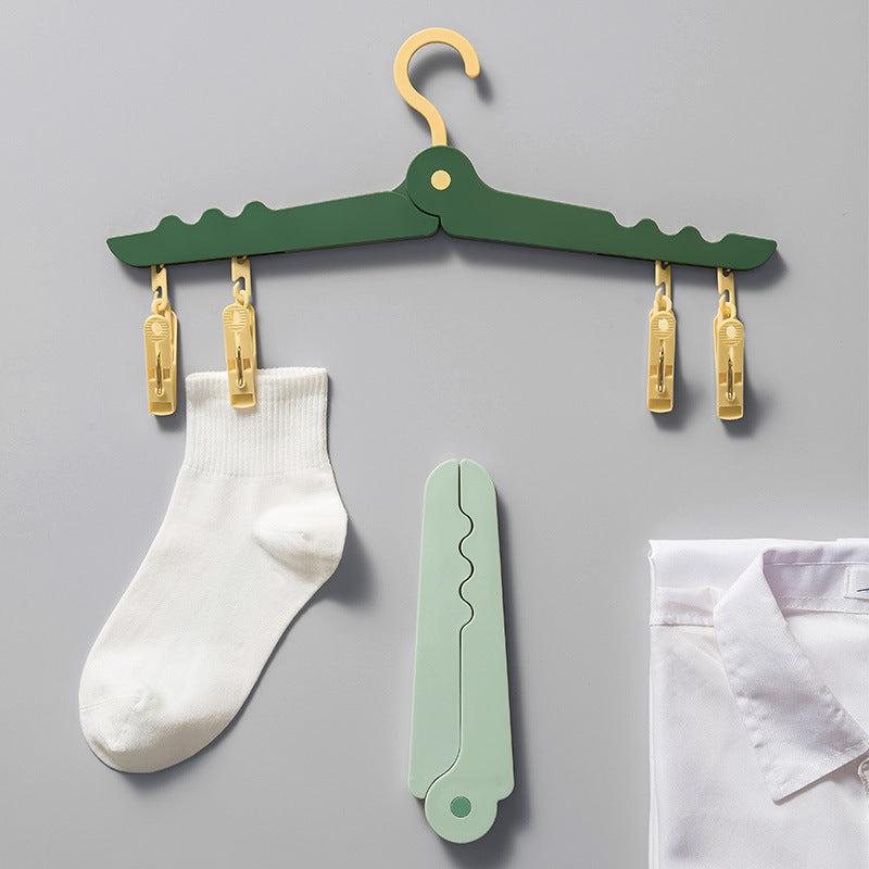 Portable Folding Travel Clothes Hanger Drying Rack